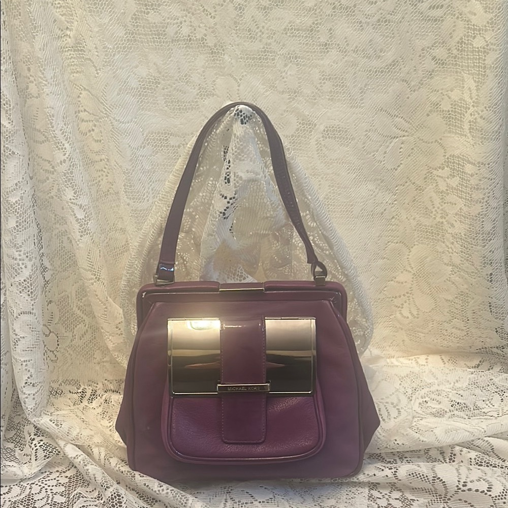 Michael Kors Made in Italy Purple Handbag
